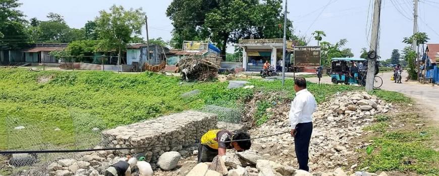 बगान बजार मोडमा सडक विस्तार : चिया बगानको सहयोगमा दुर्घटना न्यूनीकरणतर्फ कचनकवलको पहल