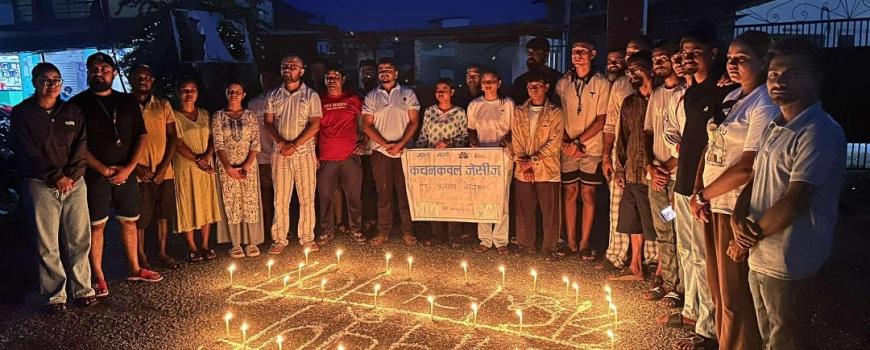 कचनकवल जेसिजद्वारा सहिद Gen Z युवाहरुप्रति श्रद्धाञ्जली स्वरूप दीप प्रज्वलन