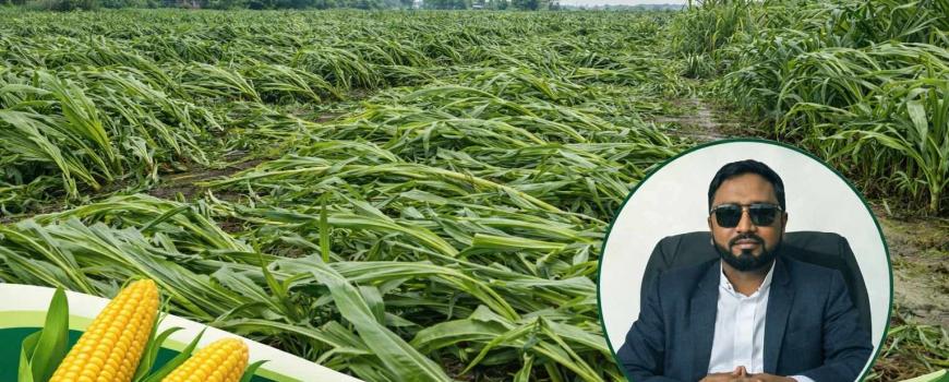 असन्तुलित खेती र तीव्र हावा: मकै क्षतिको दोहोरो कारण